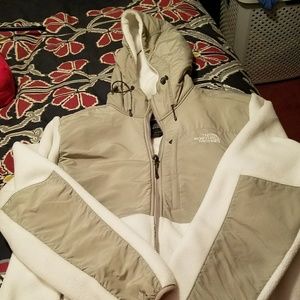 North Face fleece jacket with hood
